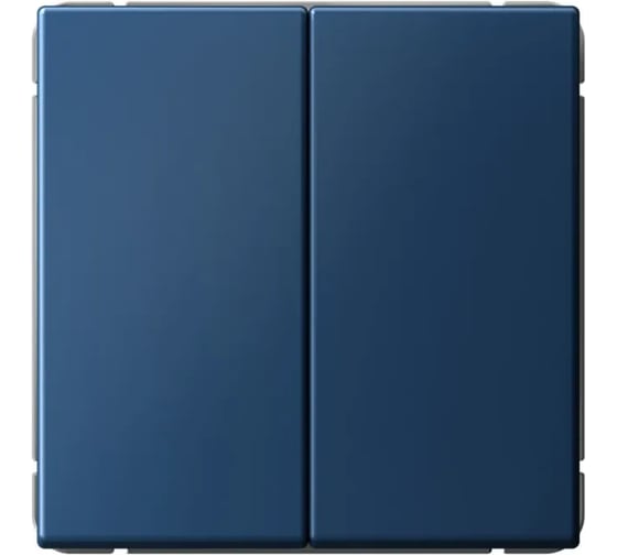 Изображение товара Выключатель кнопочный Systeme Electric ARTGALLERY 2-клавишный, 10АХ, механизм, быстрозажим. клем., аквамарин GAL001117S