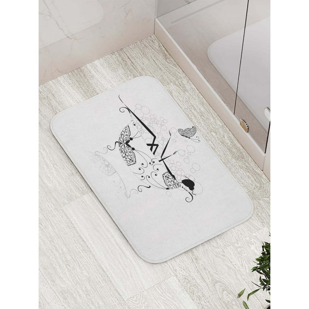 Противоскользящий коврик для ванной, сауны, бассейна JOYARTY - bath_3373