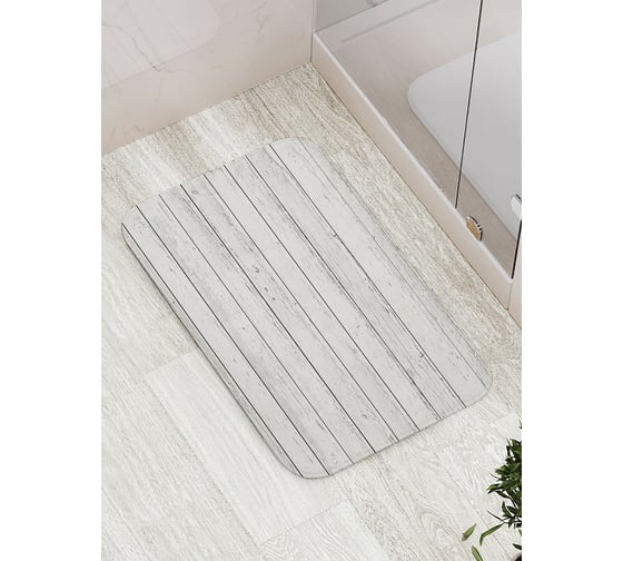 Изображение товара Коврик противоскользящий JoyArty "Деревянные доски" для ванной, сауны, бассейна, bath_106004