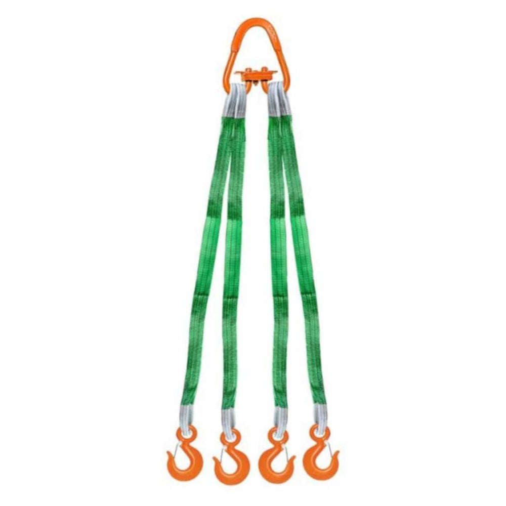 Изображение товара Текстильный четырехветвевой строп GPR 4СТ, 3т, 9м, с крюками
