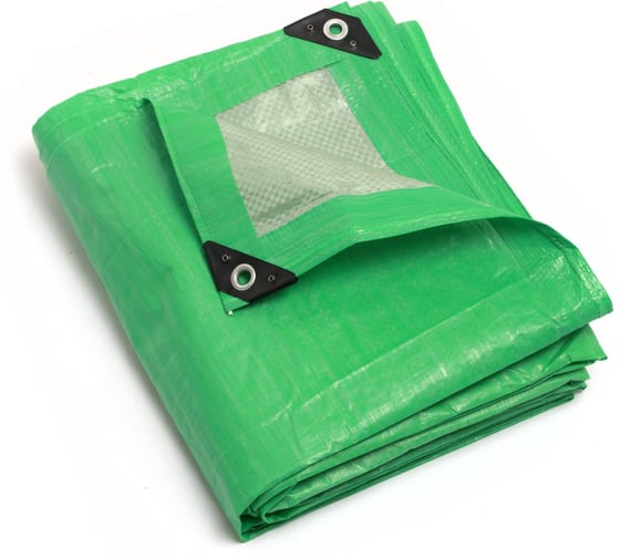 Изображение товара Тент укрывной усиленный ООО Миротент 2x3м, 120г/м2 с люверсами универсальный МД-00000650