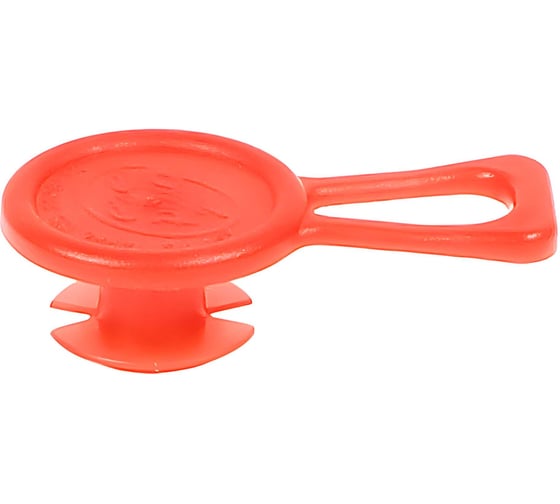 Изображение товара Пластиковая заглушка с лапкой Миниворкс под отверстие Ø9-13.2 мм, подходит под резьбу М10, М12, красный, 15 шт TP1/8