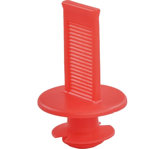 Изображение товара Пластиковая заглушка с лапкой Миниворкс под отверстие Ø9.8-16.5 мм, подходит под резьбу М14, М16, красный, 10 шт TP-2 1/4