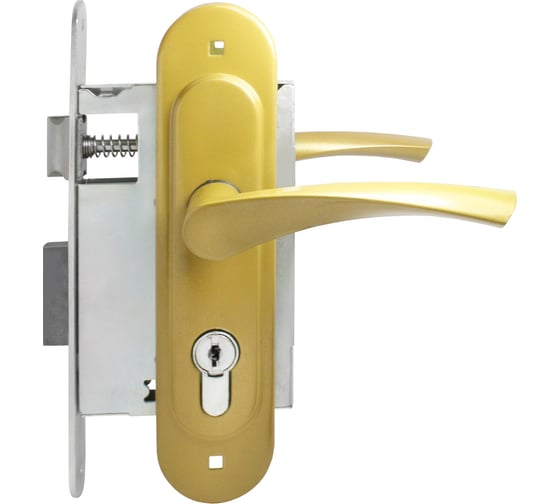 Изображение товара Замок врезной Птимаш ЗВ4-3.07 голд с/руч 11692