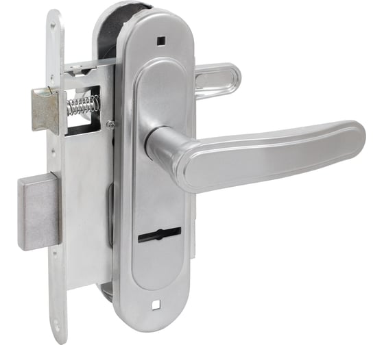 Изображение товара Замок врезной Птимаш ЗВ9-4.03 хром с/руч 14485