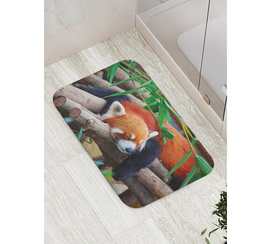 Изображение товара Коврик противоскользящий JoyArty "Спящая панда" для ванной, сауны, бассейна, bath_21734