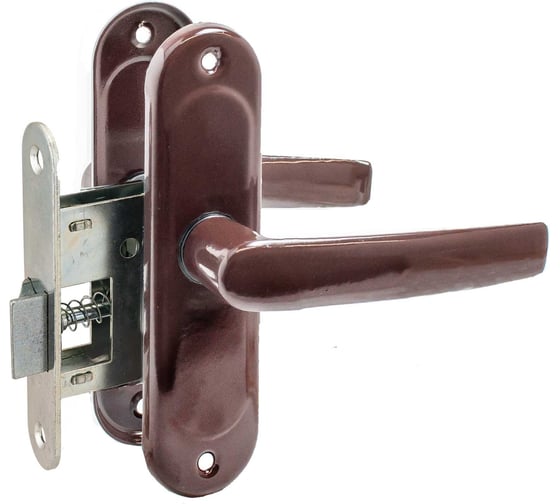 Изображение товара Защелка дверная Птимаш ЗЩ1.45 коричневая 10270