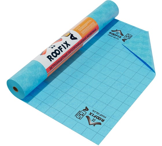 Изображение товара Ветрозащитная паропроницаемая мембрана Руфикс А65, 1.6х43.75, 70 м2 A65/16/70