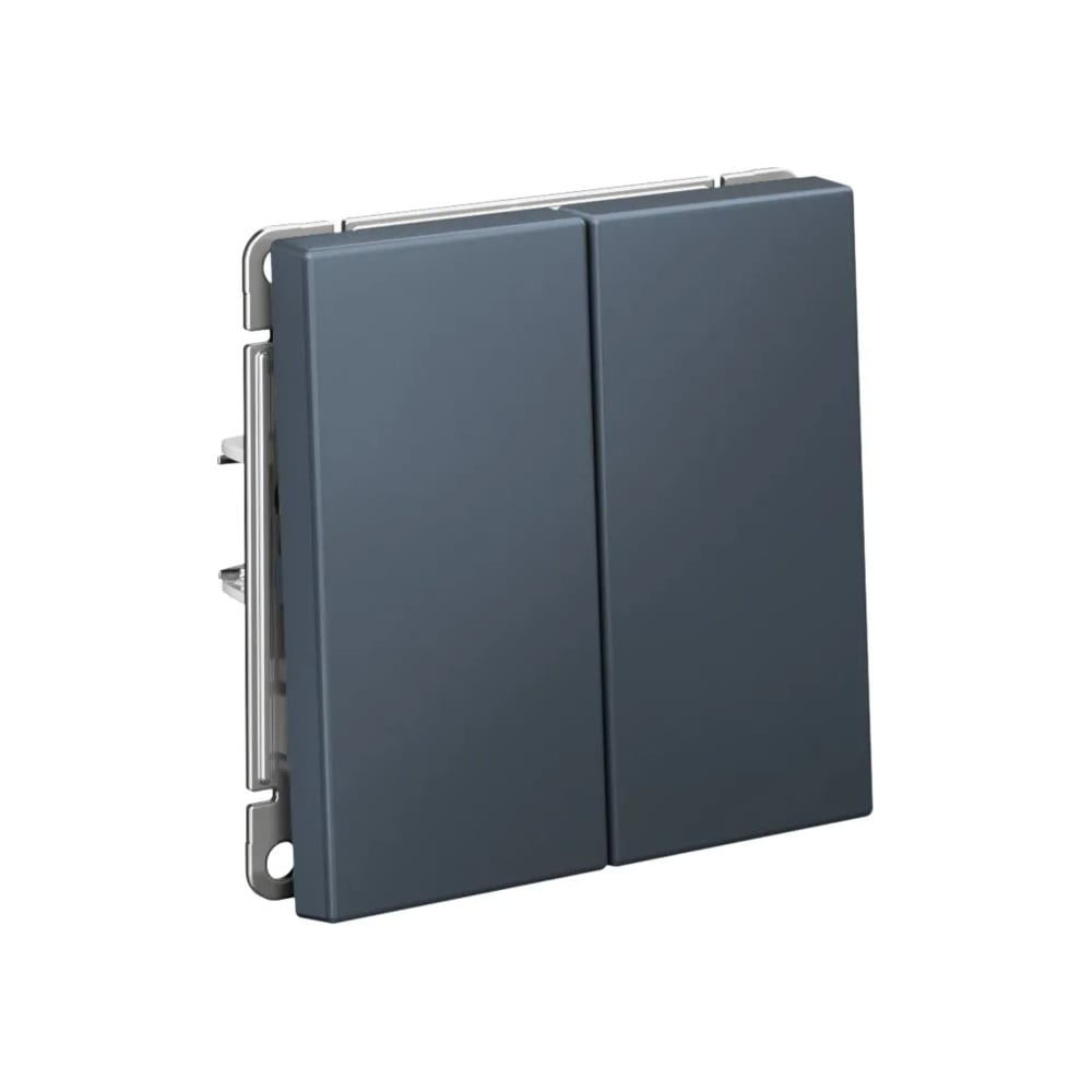 Изображение товара Выключатель Systeme Electric ARTGALLERY 2-клавишный, 10АХ, механизм, быстрозажим. клем., грифель GAL000751S