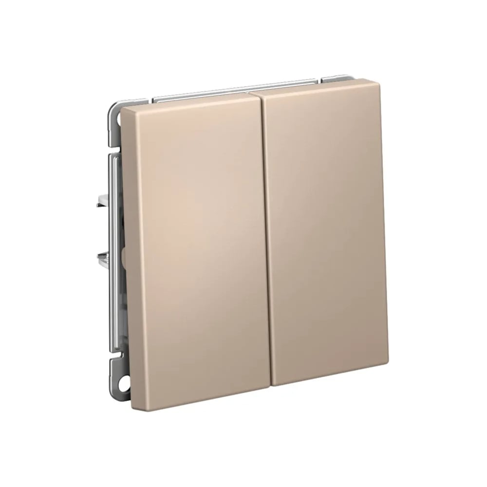 Изображение товара Выключатель 2-клавишный Systeme Electric ARTGALLERY, 10 АХ, механизм, быстрозажим. клем., ПЕСОЧНЫЙ, арт. GAL001251S Изображение товара Выключатель 2-клавишный Systeme Electric ARTGALLERY, 10 АХ, механизм, быстрозажим. клем., ПЕСОЧНЫЙ, арт. GAL001251S