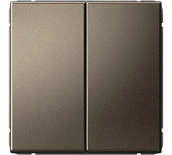 Изображение товара Переключатель Systeme Electric ARTGALLERY 2-клавишный, 10АХ, механизм, быстрозажим. клем., мокко GAL000665S