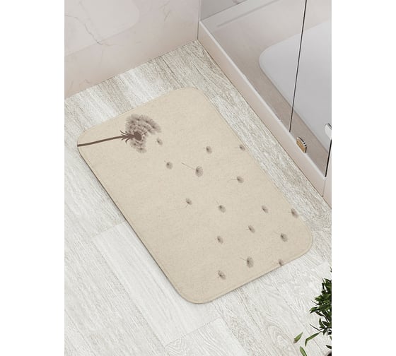 Изображение товара Коврик противоскользящий JoyArty "Одуванчик в полете" для ванной, сауны, бассейна, bath_43210