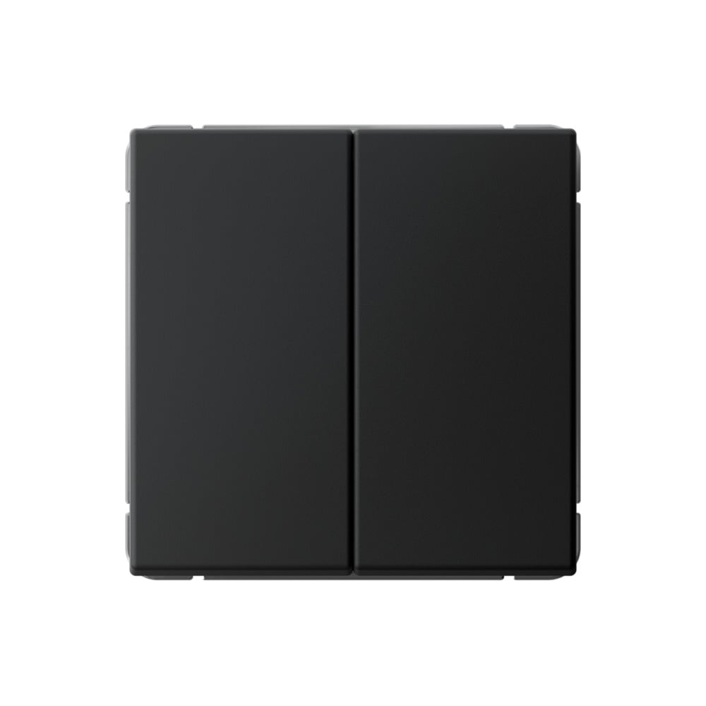 Изображение товара Переключатель Systeme Electric ARTGALLERY 2-клавишный 10А карбон механизм