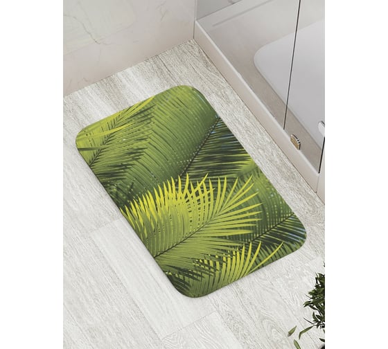 Изображение товара Коврик противоскользящий JoyArty "В окружении папоротника" для ванной, сауны, бассейна, bath_21021
