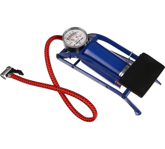 Изображение товара Насос ножной с манометром SILAPRO металл, 23x7см 108-006