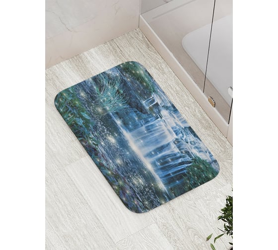 Изображение товара Коврик противоскользящий JoyArty "Волшебство на водопаде" для ванной, сауны, бассейна, bath_18180