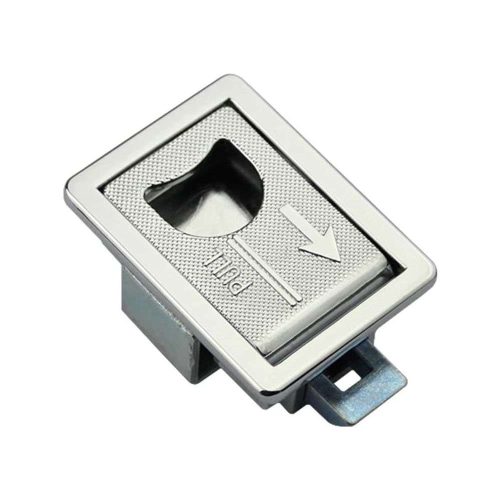 Изображение товара Врезная рукоятка с замком Алтервиа A40106.008 для дверей гальванического покрытия