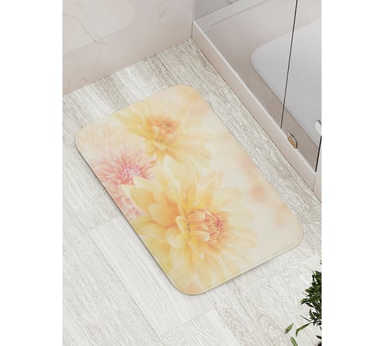 Изображение товара Коврик противоскользящий JoyArty "Цветочная ласка" для ванной, сауны, бассейна, bath_29847