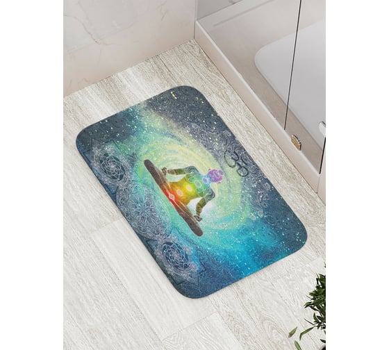 Изображение товара Коврик противоскользящий JoyArty "Медитация" для ванной, сауны, бассейна, bath_7770