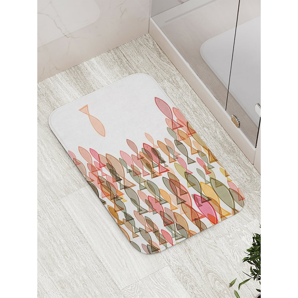 Противоскользящий коврик для ванной, сауны, бассейна JOYARTY - bath_2783