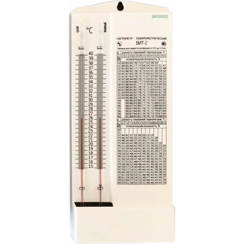 Изображение товара Гигрометр психрометрический ОФИСМАГ для измерения температуры и влажности воздуха