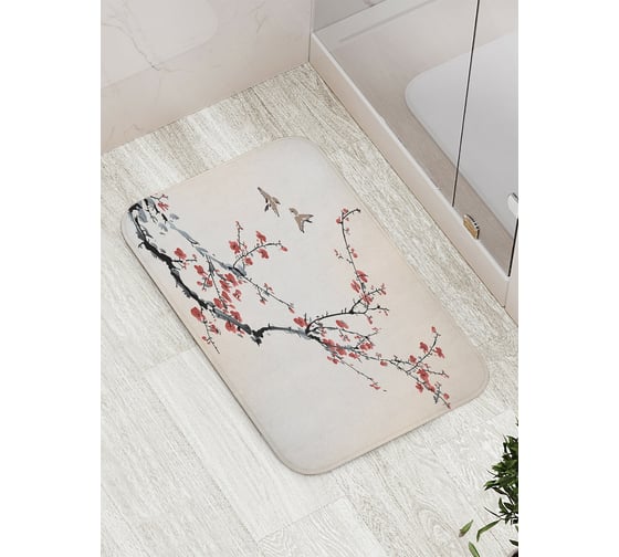 Изображение товара Коврик противоскользящий JoyArty "Жажда цветения" для ванной, сауны, бассейна, bath_14321