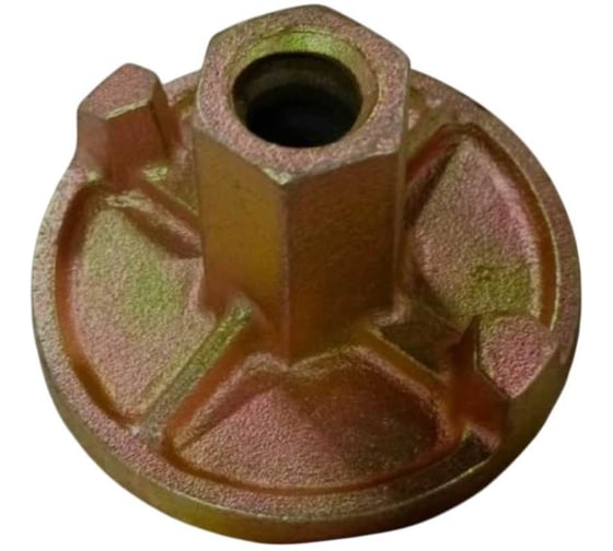 Изображение товара Гайка стяжная двухрожковая ВЕРШИНА ГРИН оцинкованная 90мм (50шт/мешок) ВГ300