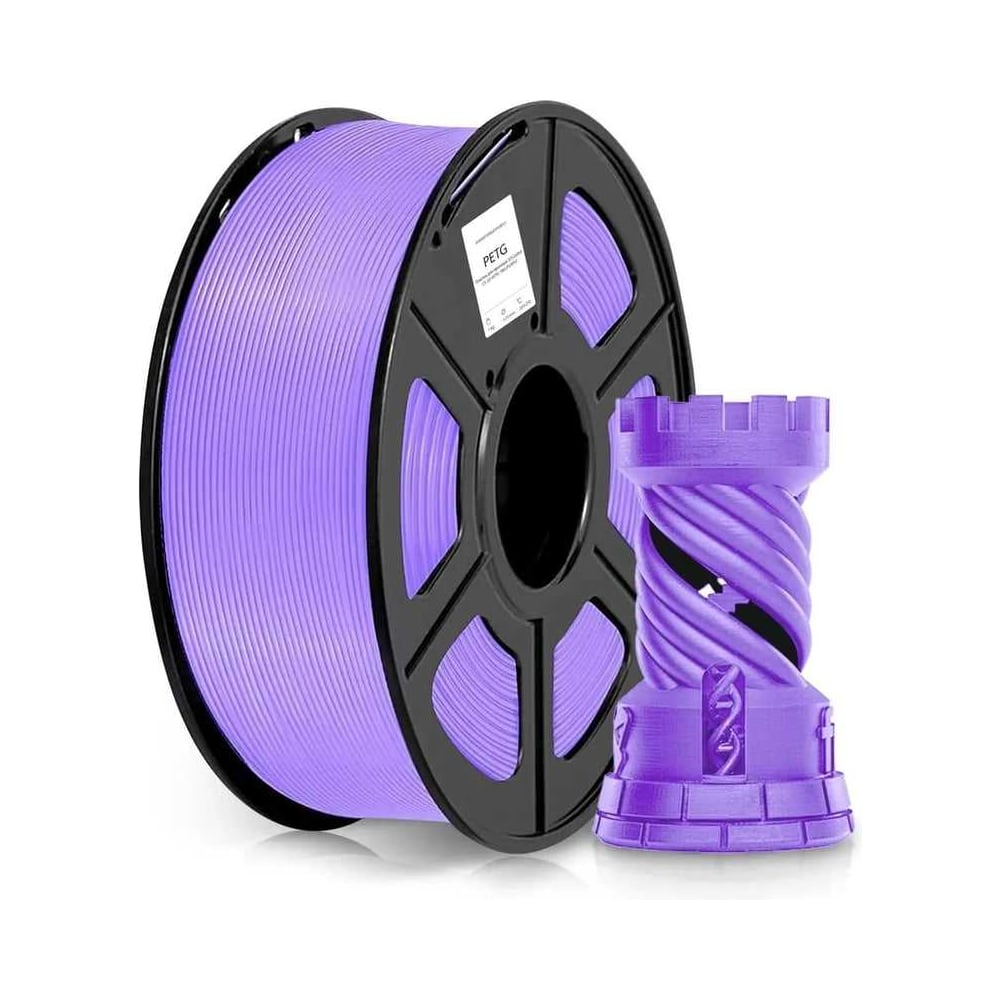 Изображение товара Пластик Cactus CS-3D-PLA-1KG-PURPLE для 3D-печати 1.75 мм фиолетовый