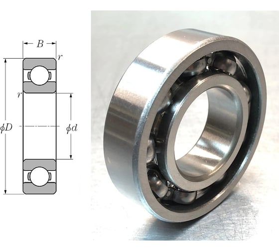 Изображение товара Подшипник HGF 204 (6204) 20x47x14мм. Т18_10559