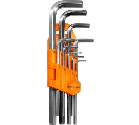 Изображение товара Набор ключей шестигранных удлиненных Промлайн размер 1,5-10 мм ПЛ01604029_z025