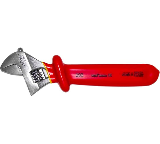 Изображение товара Ключ гаечный разводной Промлайн 8 (200мм), расхождение губок 30мм, до 1000В ПЛ0230504200_z025