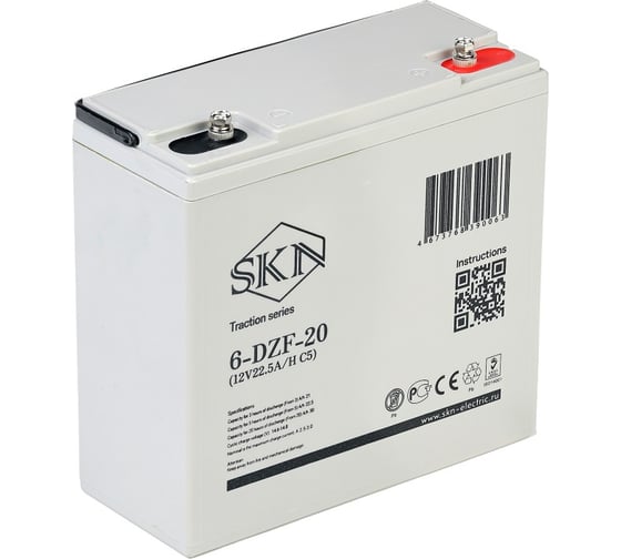 Изображение товара Тяговый аккумулятор SKN 6-DZF-20 (12V22.5A/H C5) 025384