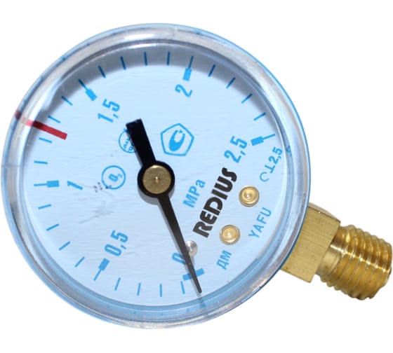 Изображение товара Манометр кислородный Redius 2.5 МПа с поверкой DK.1340.00414
