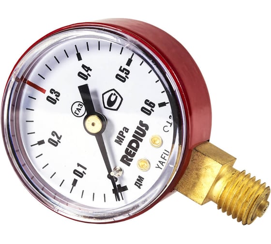Изображение товара Манометр пропановый Redius 0.6 Мпа 10202