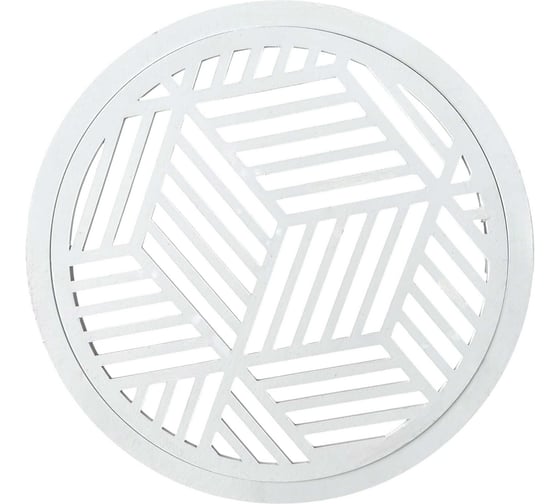 Изображение товара Вентиляционная решётка EKS Кубы пластик D125мм белая 0У-00005605