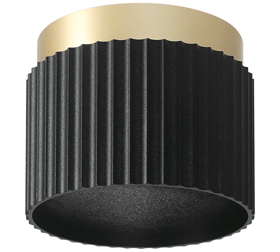 Изображение товара Накладной светильник WOLTA MUSE под лампу GX53, Черный/Золото WSL-GX53/19BG
