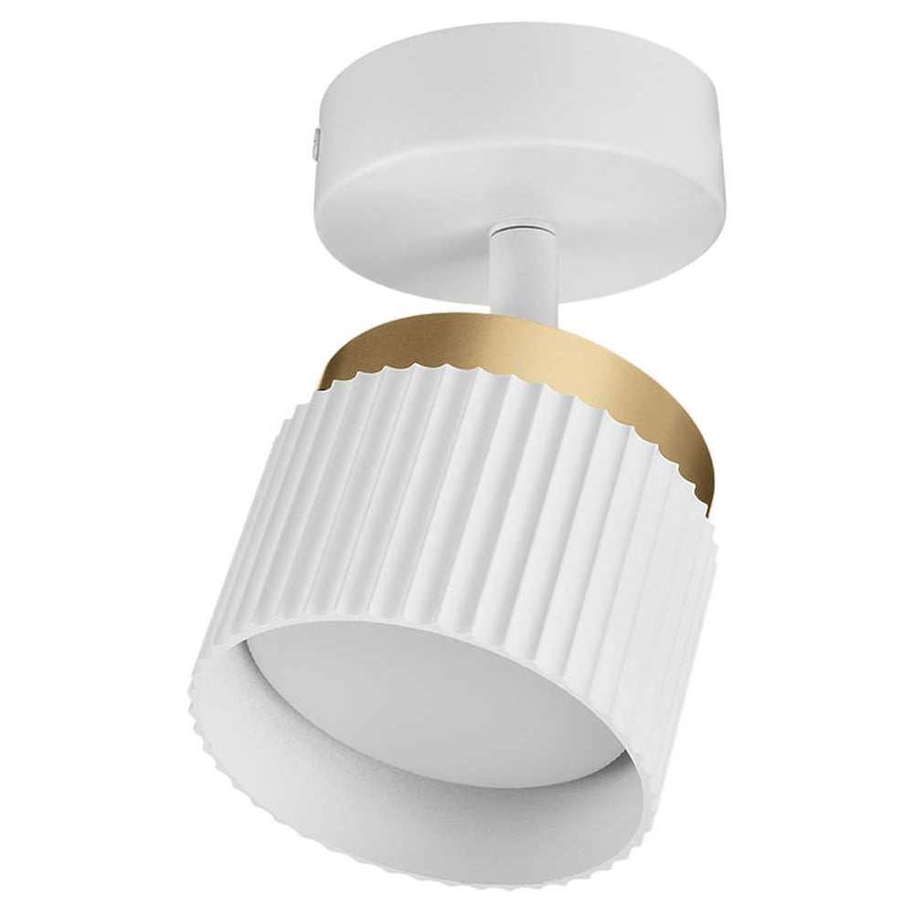 Изображение товара Накладной светильник WOLTA MUSE под лампу GX53, Белый/Золото WSL-GX53/19WG-2