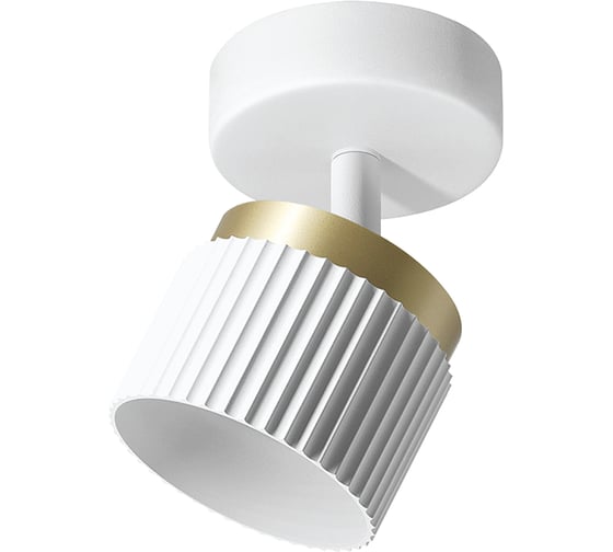 Изображение товара Накладной светильник WOLTA MUSE под лампу GX53, Белый/Золото WSL-GX53/19WG-2