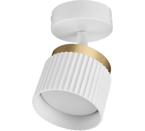 Изображение товара Накладной светильник WOLTA MUSE под лампу GX53, Белый/Золото WSL-GX53/19WG-2