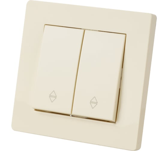 Изображение товара Выключатель TDM ELECTRIC на 2 направления 2 кл. 10А сл. кость "Сенеж" SQ1816-0116