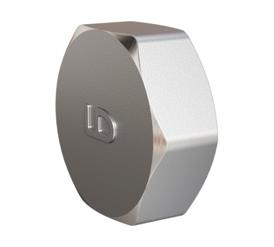 Изображение товара Заглушка ДМЗ DN25 (1") ВР латунь никель (упаковка 3 шт) ДМЗ.004.25Н