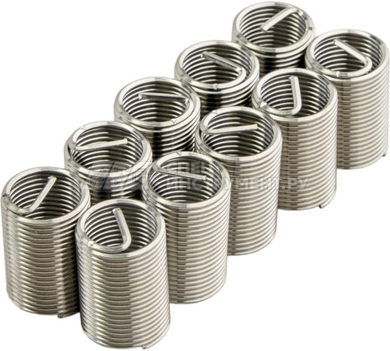 Изображение товара Вставка резьбовая для восстановления резьбы ZIPMEND LONG M10x1.0, 10 шт ZS-G021010-10L