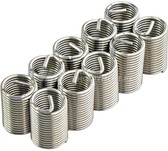 Изображение товара Вставка резьбовая для восстановления резьбы ZIPMEND LONG M10x1.25, 10 шт ZS-G021012-10L