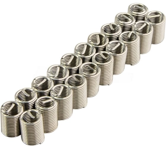 Изображение товара Вставка резьбовая для восстановления резьбы ZIPMEND LONG M7x1.0, 20 шт ZS-G020710-20L