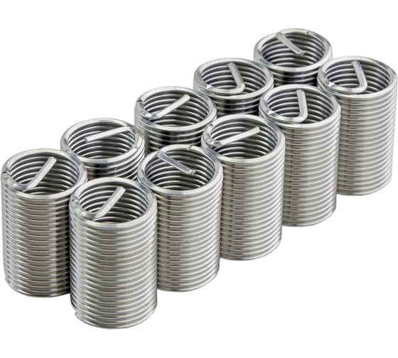 Изображение товара Вставка резьбовая для восстановления резьбы ZIPMEND LONG M12x1.25, 10 шт ZS-G021212-10L