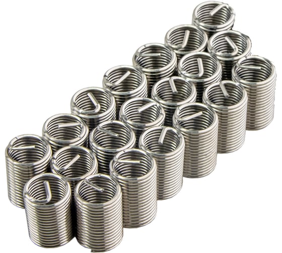 Изображение товара Вставка резьбовая для восстановления резьбы ZIPMEND LONG M8x1.25, 20 шт ZS-G020812-20L