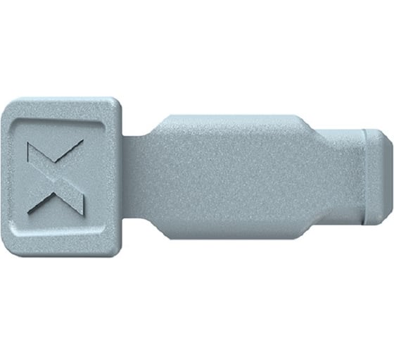 Изображение товара Клипса цветная Knipex ColorCode Clip, серая, 10 шт, для маркировки инструмента KN-006110CS