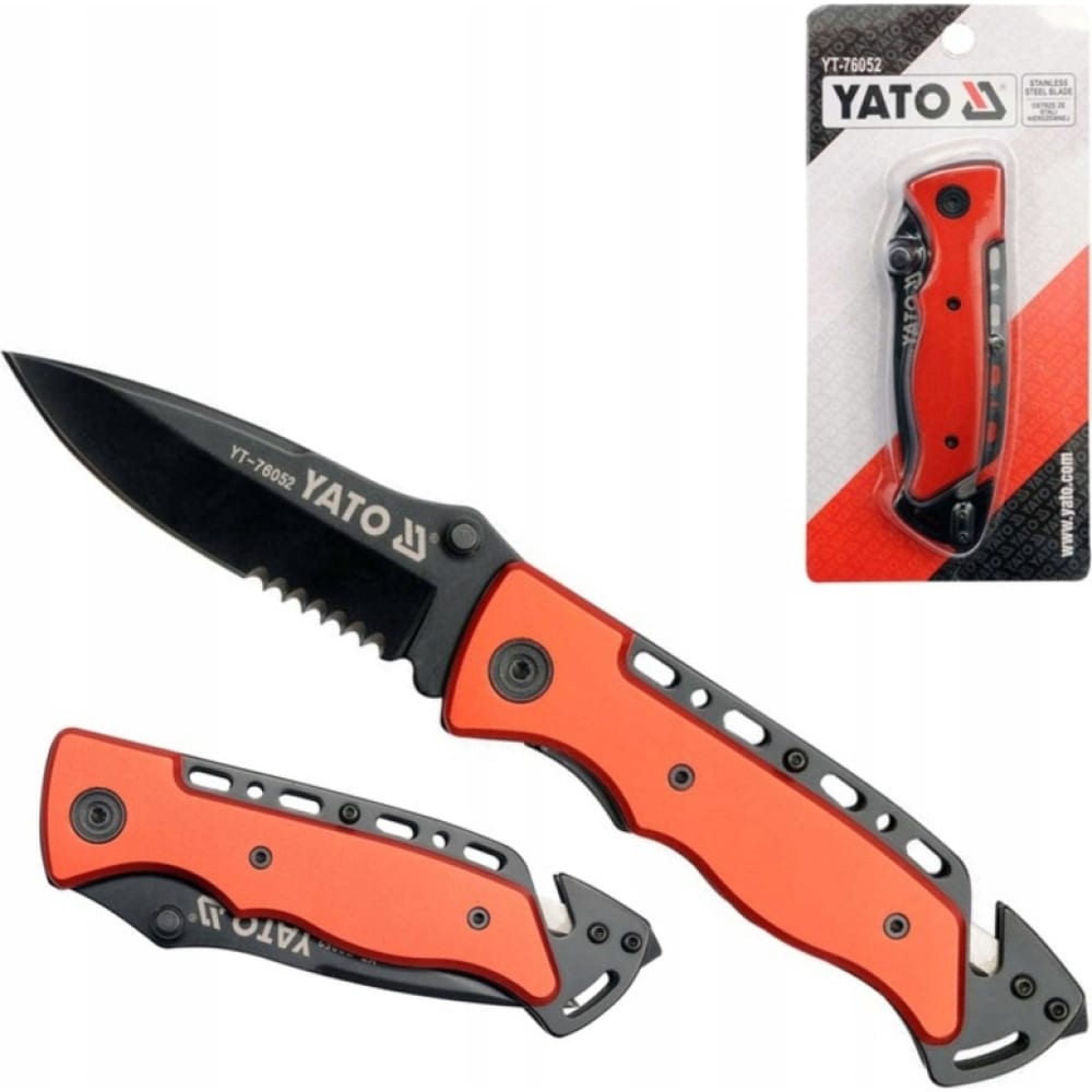 Складной нож YATO шезлонг пляжный складной металл 153х60х80 см 100 кг фиолетовый ytbc051 262c