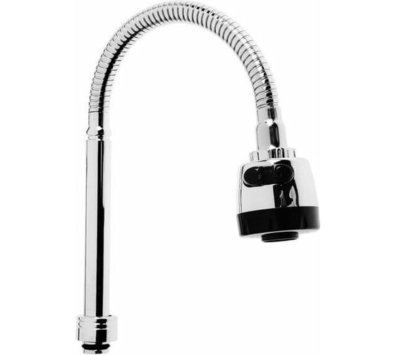 Изображение товара Излив для смесителя ZEIN аэратор клавишный с регулировкой потока, нержавеющая сталь 5149024