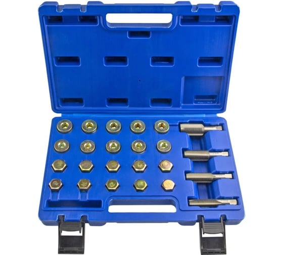 Изображение товара Набор для восстановления резьбы маслосливных отверстий ZIPMEND, М13-М20, 64пр. ZS-G050064